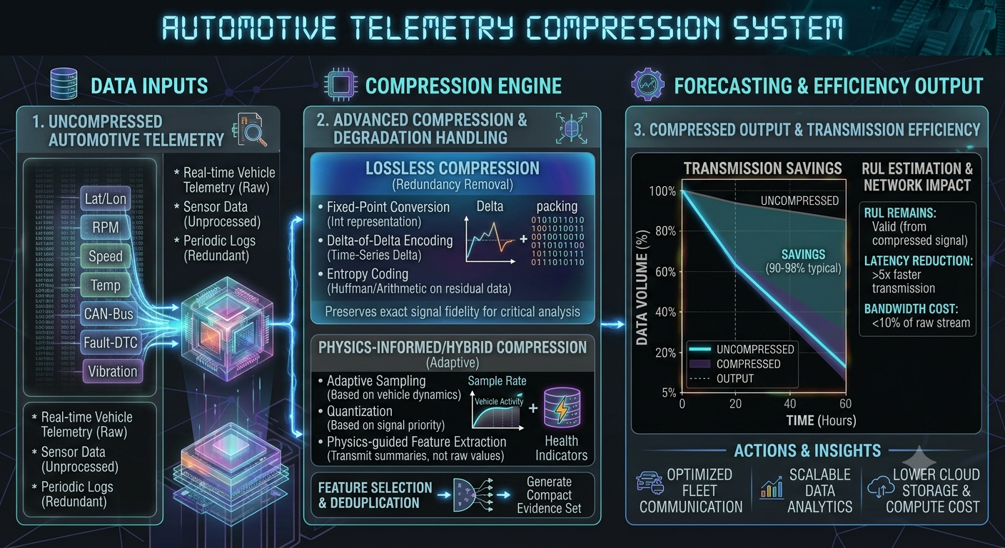 Automotive Telemetry Compression system diagram